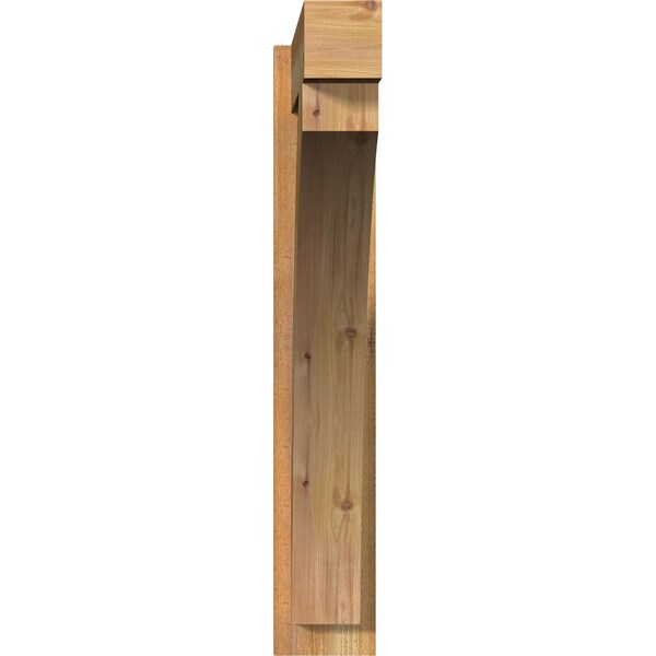 Thorton Block Rough Sawn Outlooker, Western Red Cedar, 6W X 32D X 36H